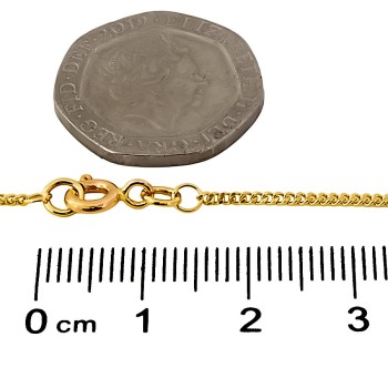 9ct gold 24 inch curb Chain